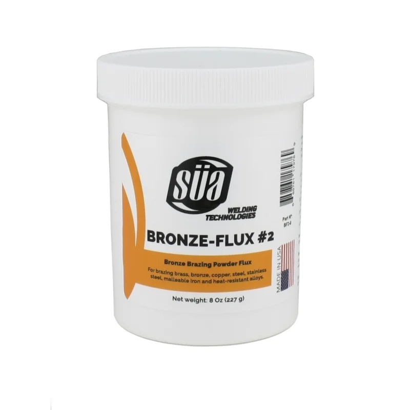 Bronze Brazing Flux Powder – 8 Ounces Jar.