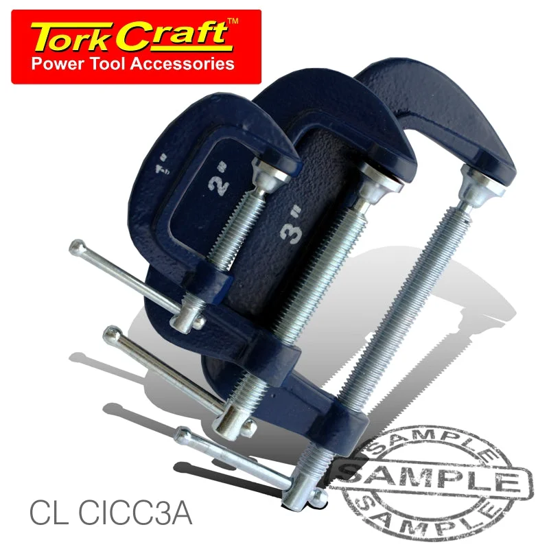 CLAMP G 3 PIECE 25 50 & 75 MM SET 1 2 & 3′ KIT