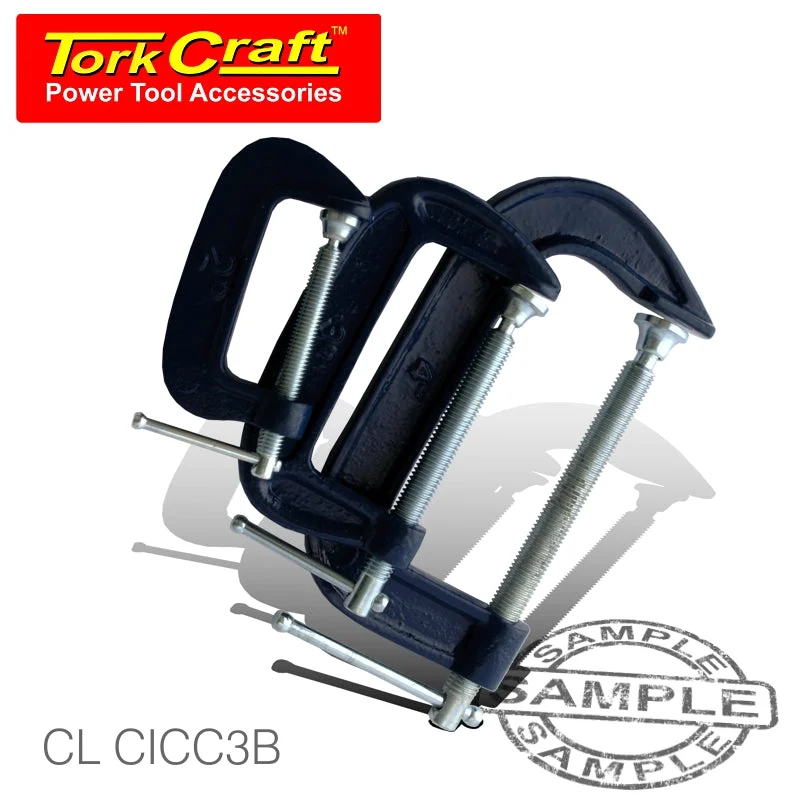 CLAMP G 3 PIECE SET 50 75 & 100MM 2 3 & 4′ KIT