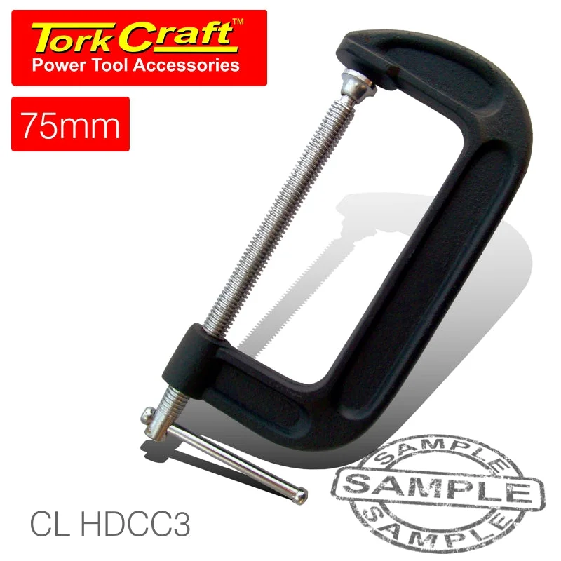 CLAMP G HEAVY DUTY 75MM 3′