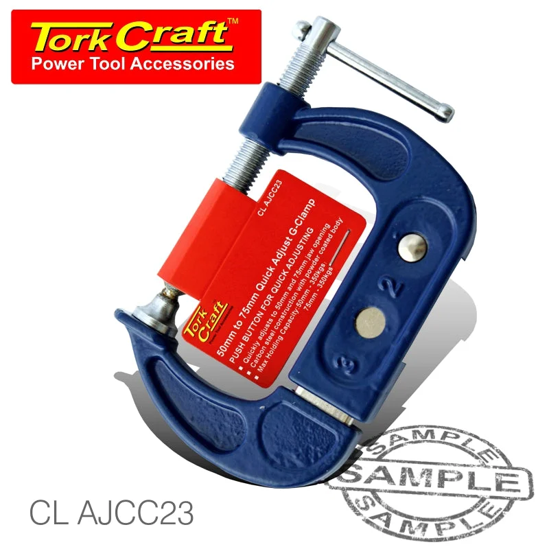 CLAMP G QUICK ADJUST 50MM – 75MM
