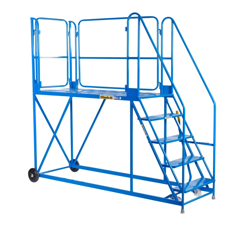 Climb-It Standard Slope Mobile Service Platform – 6 Step – 1.50m Platform Height