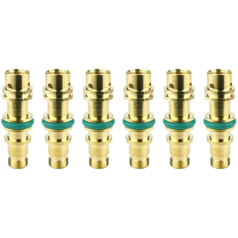 Collet Body for 9, 20, 17, 18 & 26 Series TIG Torches with Fused Quartz Argon-Saving Configuration