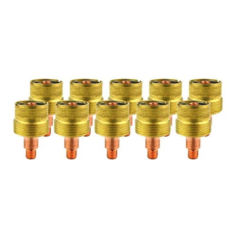 Collet Body for TIG Welding Torches Series 9/20/25 with Large Diameter Gas Lens Set-Up
