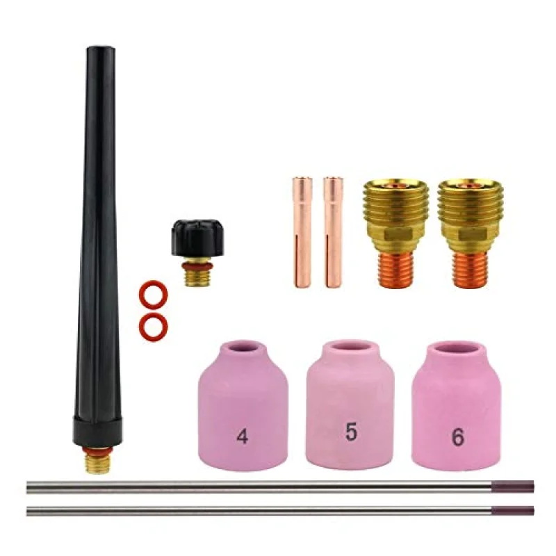 Consumables Kits for 9-20-25 Series TIG Torches – Gas Lens Set-Up