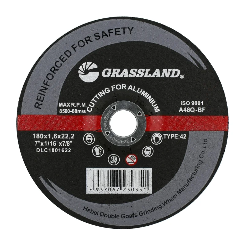 Cutting Disc, Aluminum Freehand Cut-off wheel – Depressed Center – 7″ x 1/16″ x 7/8″ -T42