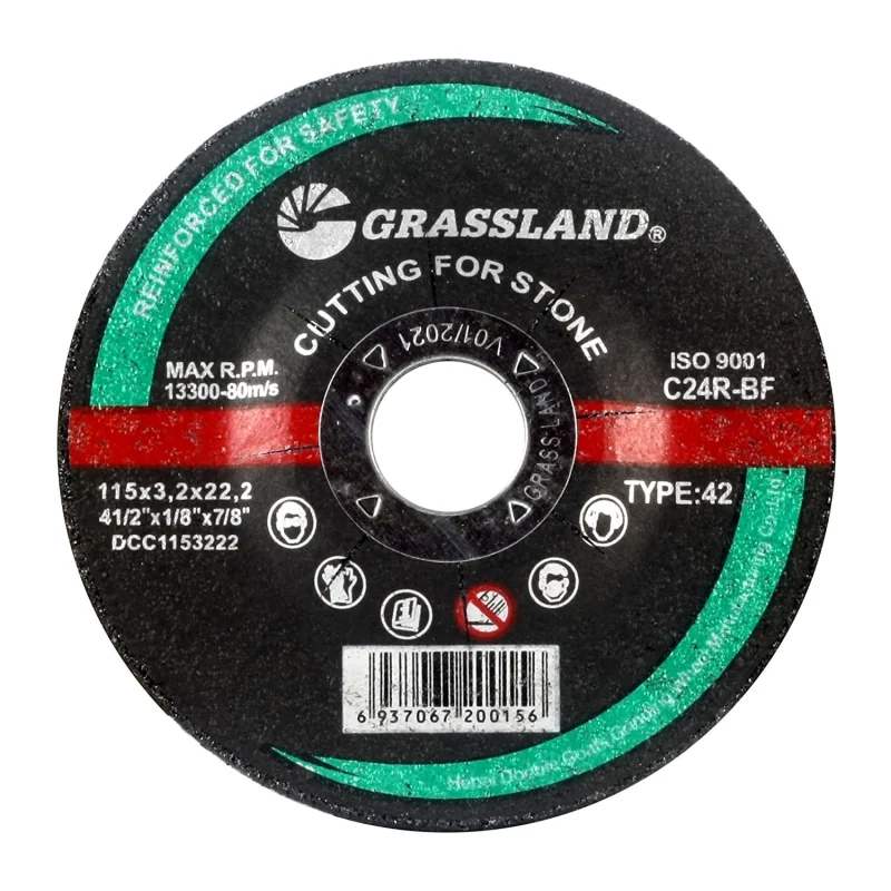 Cutting Disc, Concrete/Masonry/Stone Freehand Cut-off wheel – Depressed Center – 4-1/2″ x 1/8″ x 7/8″ -T42