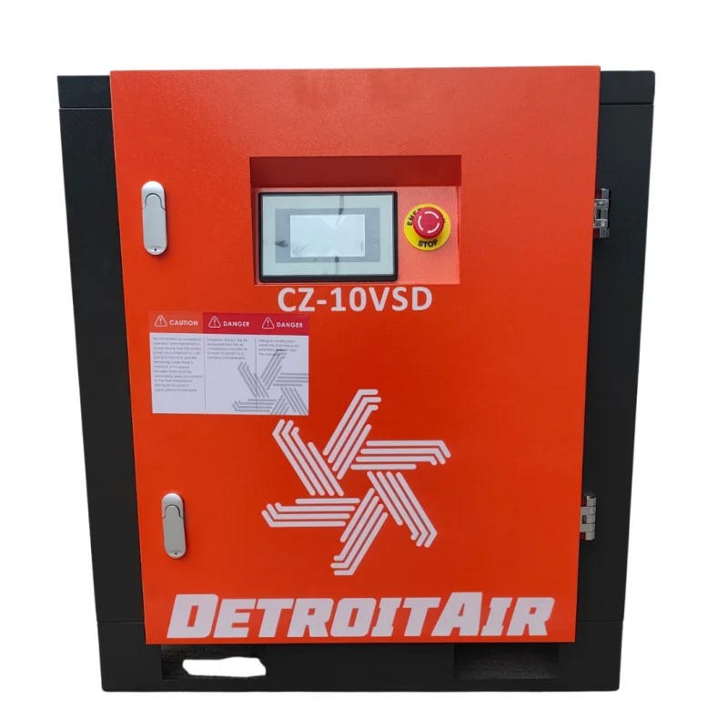 CZ Series Air Screw Compressor Variable Speed Drive 10Hp / 7.5Kw 35Cfm 8Bar