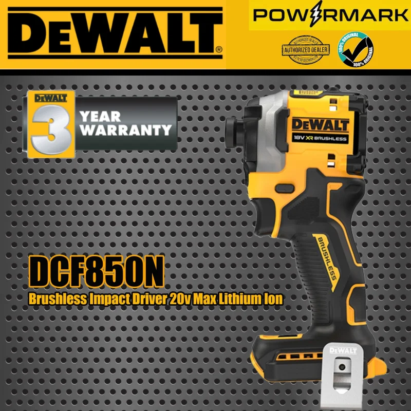 DEWALT DCF850N Brushless Impact Driver 20V (Bare Tool)