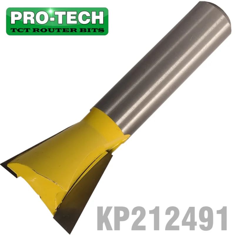 DOVETAIL BIT 1′ (25.4MM) X 1/2′ 1/2′ SHANK