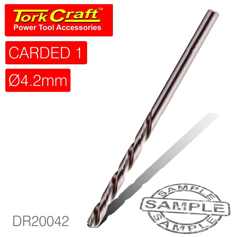 DRILL BIT HSS INDUSTRIAL 4.2MM 135DEG 1/CARD