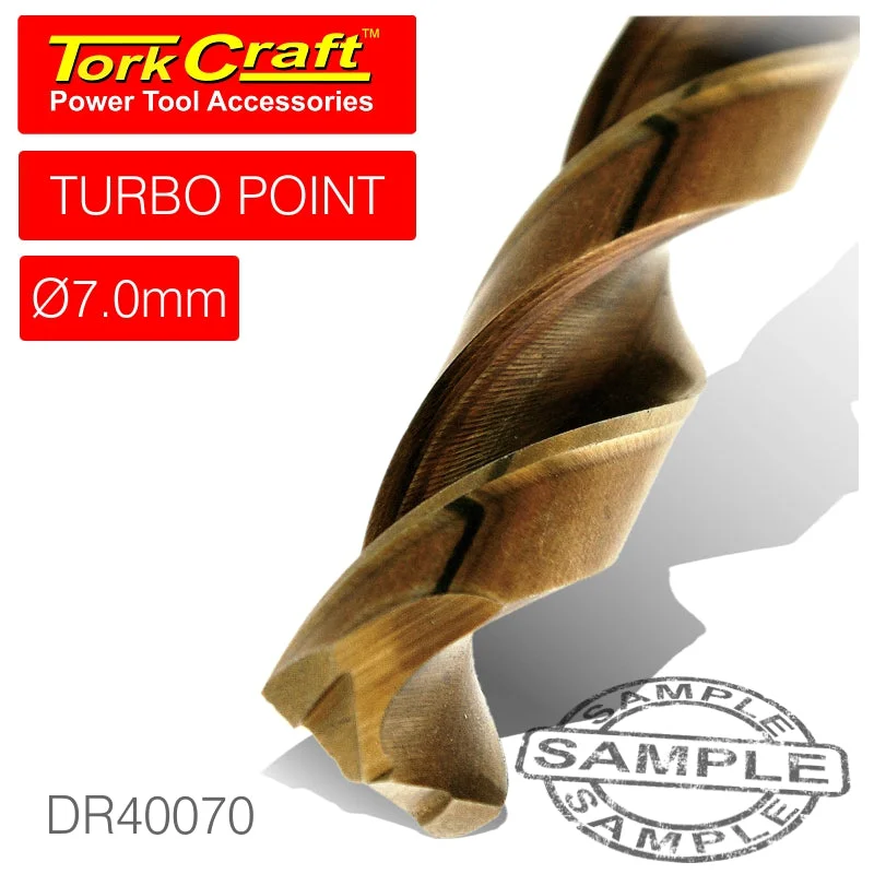 DRILL BIT HSS TURBO POINT 7.0MM 1/CARD