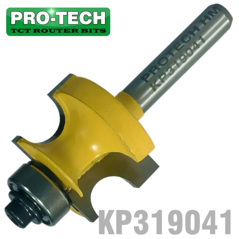 EDGE BEADING BIT 1′ X 11/16′ RADIUS 3/16′ 1/4′ SHANK