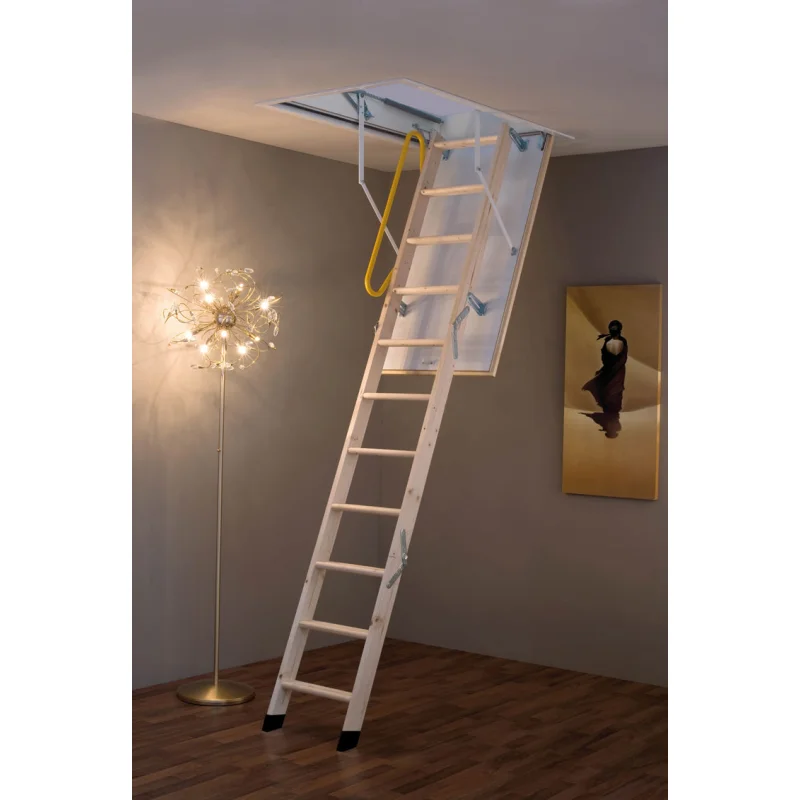 Envirofold Timber 3 Section Loft Ladder With Hatch