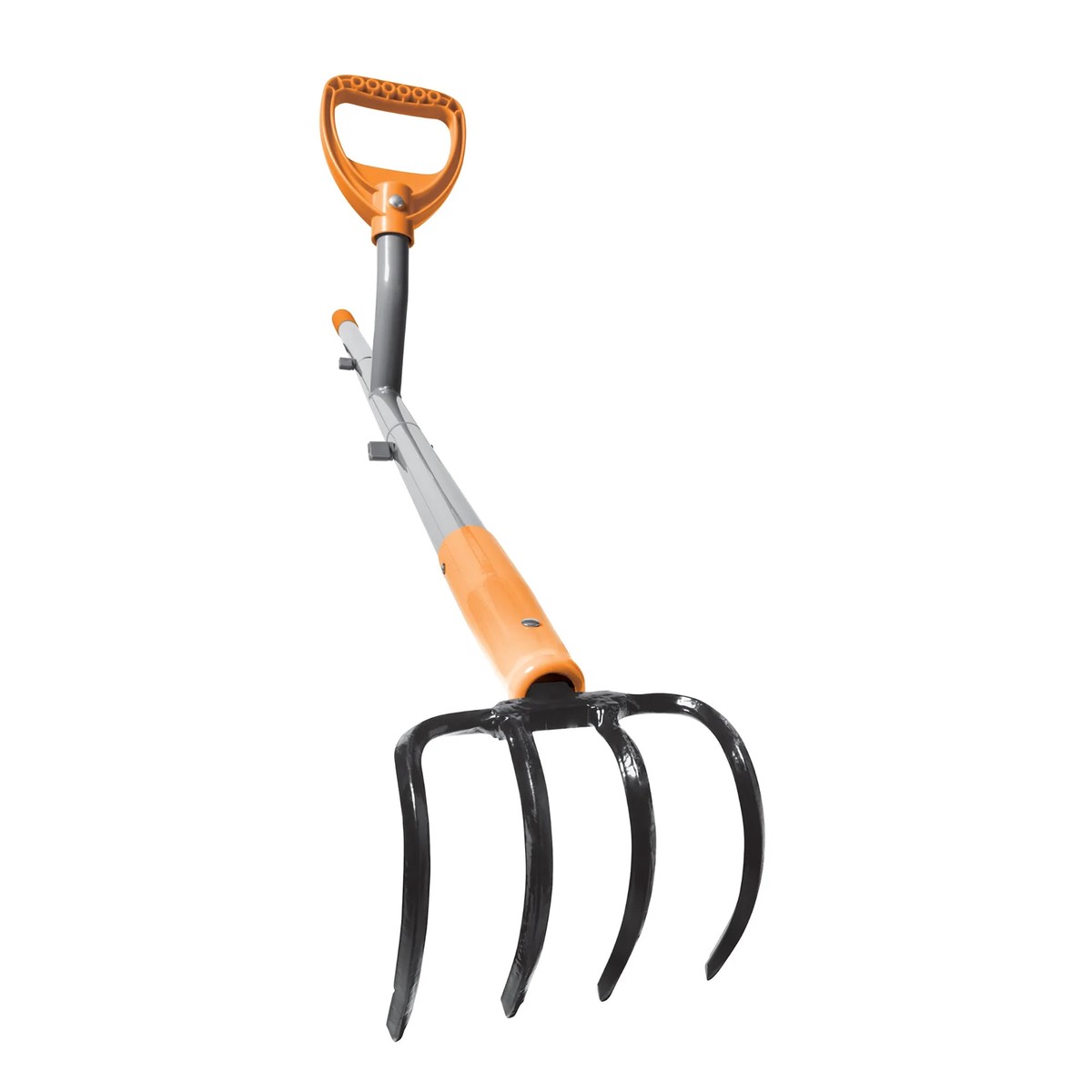 ErgieShovel 54" Ergonomic Cultivator, 4-Tine Garden Tool, D-Grip Handle, CLTV45