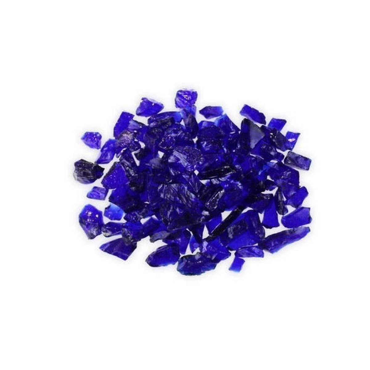 Firegear Dark Blue Fire Glass, 1/2" to 3/4", 10 lb Bag | GL-DARKBLUE-10