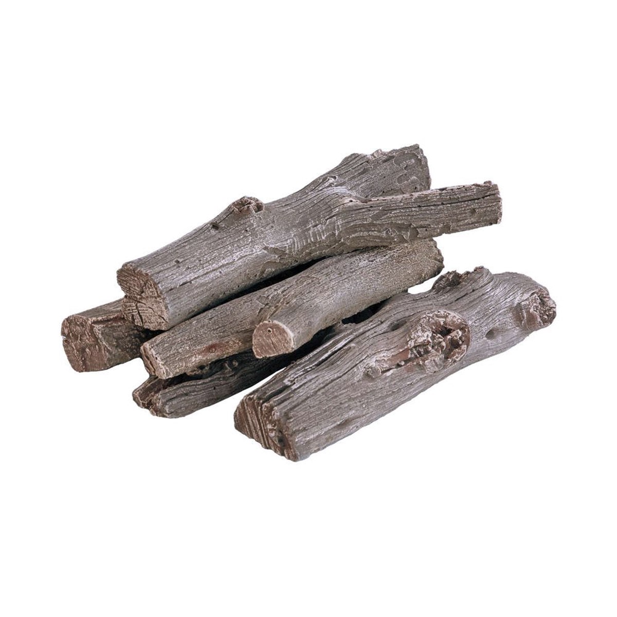 Firegear Driftwood Warm Brown Concrete Log Set, 5-Piece | L-DW-3048