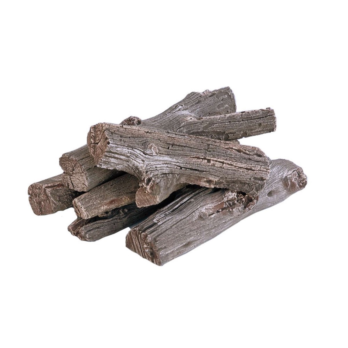 Firegear Driftwood Warm Brown Concrete Log Set, 6-Piece | L-DW-6084