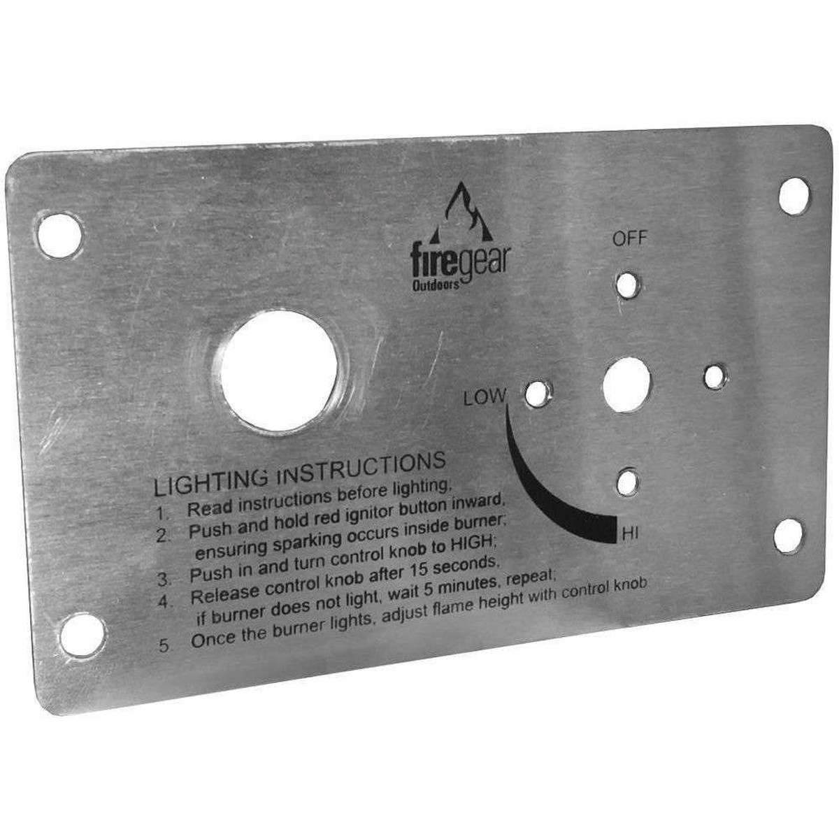 Firegear Faceplate for Line of Fire Systems | FG-CONTROL-FP