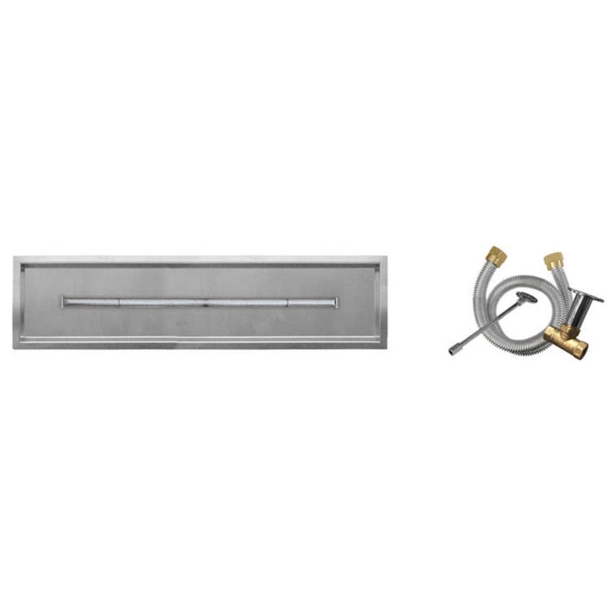 Firegear T-Burner System, 24 x 6", Linear, Drop-In, Match Throw, Natural Gas | LOF-2406TMT-N