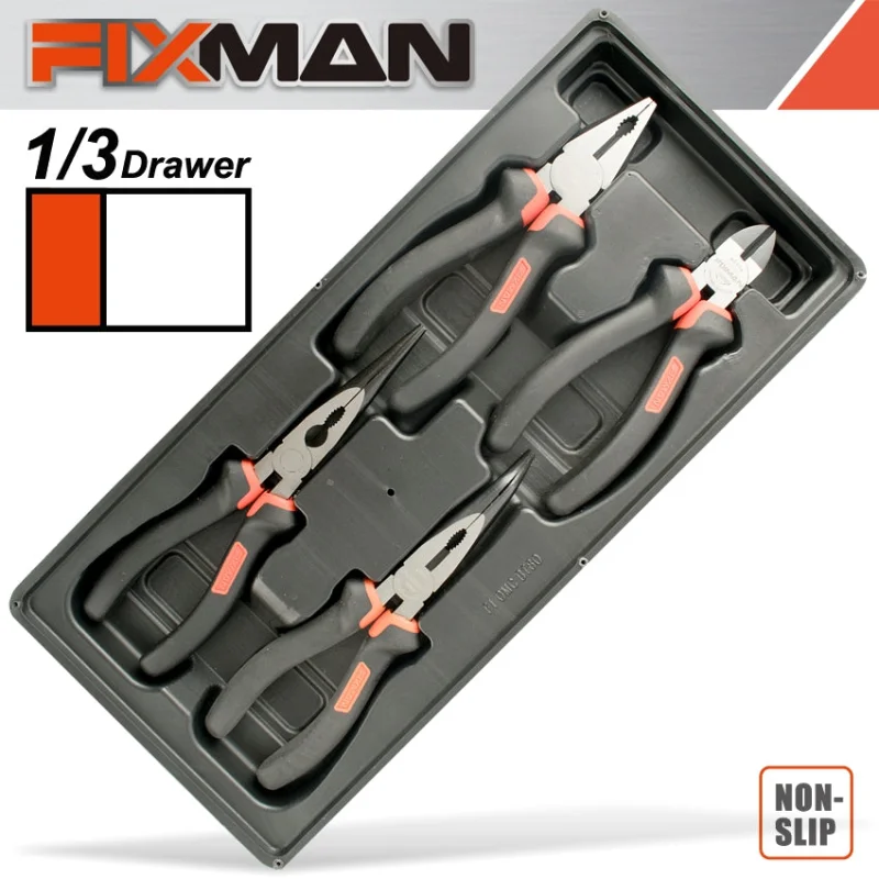 FIXMAN4 PIECE PLIER SET CP 7′ DCP 6′ LNP 8′ BNP 8′
