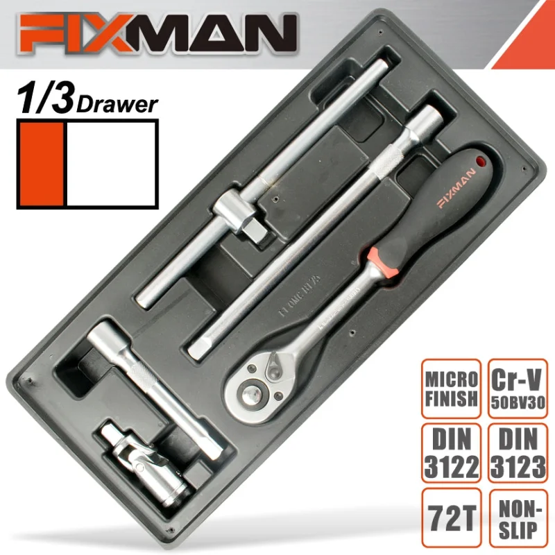 FIXMAN 5-PC 1/2′ DR.ACCESSORIES