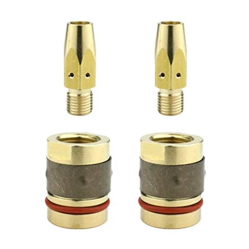 Gas Diffuser & Nozzle Adaptor – Replacement for Miller M-25 & M-40 MIG Guns