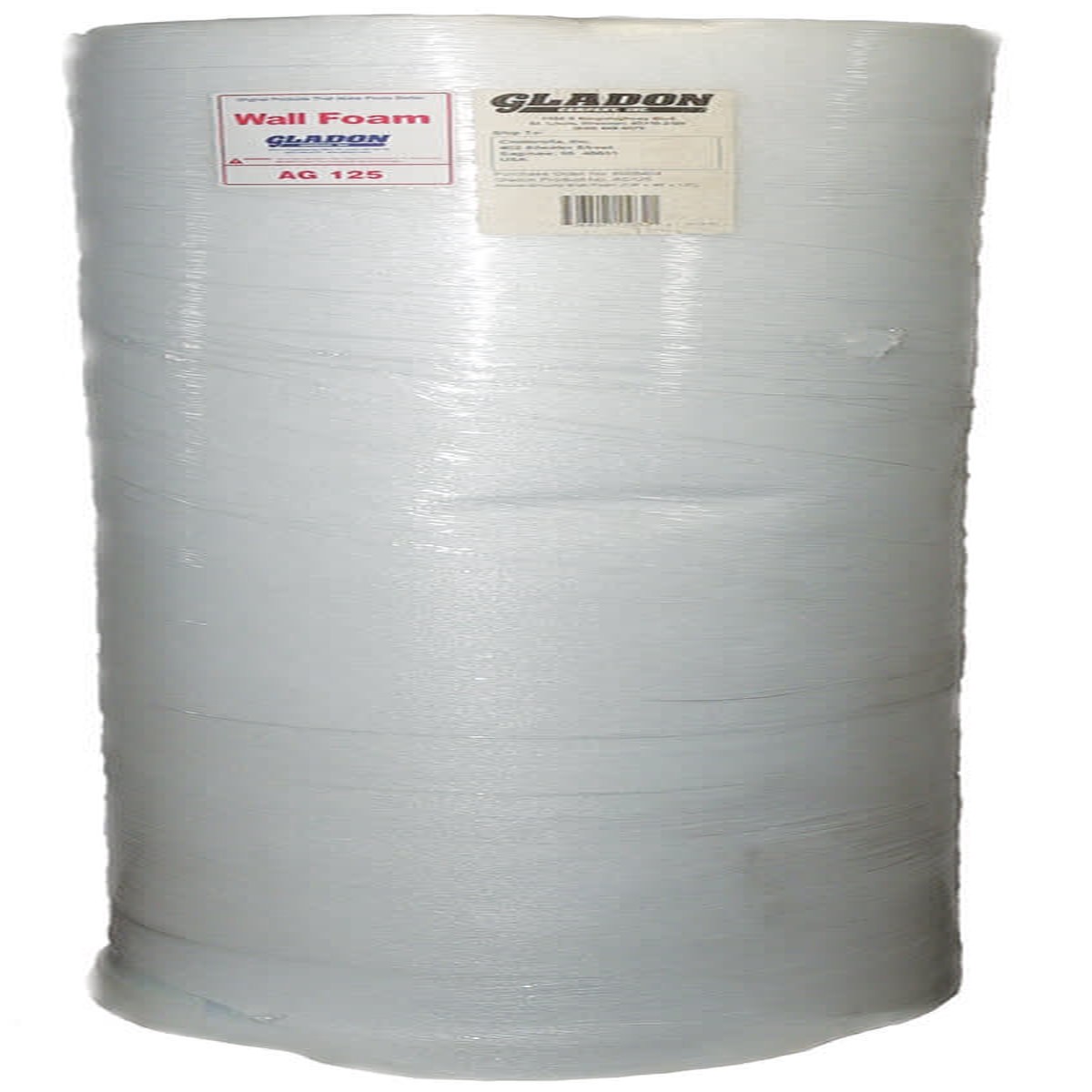 Gladon Pool Wall Foam, 1/8" x 48" x 125' | AG125