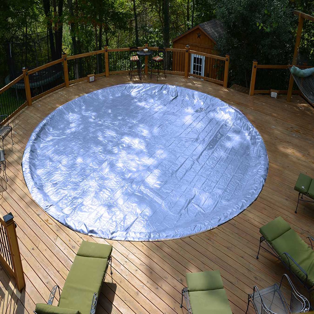 GLI Estate Plus Xtreme Safety Pool Cover, 15' x 30', Oval | 45-1530OV-EPX-4-BX