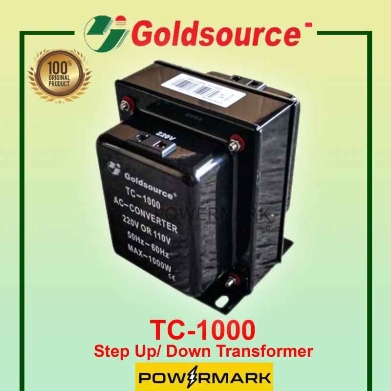 GOLDSOURCE WTC-1000 Step Up/ Down Transformer
