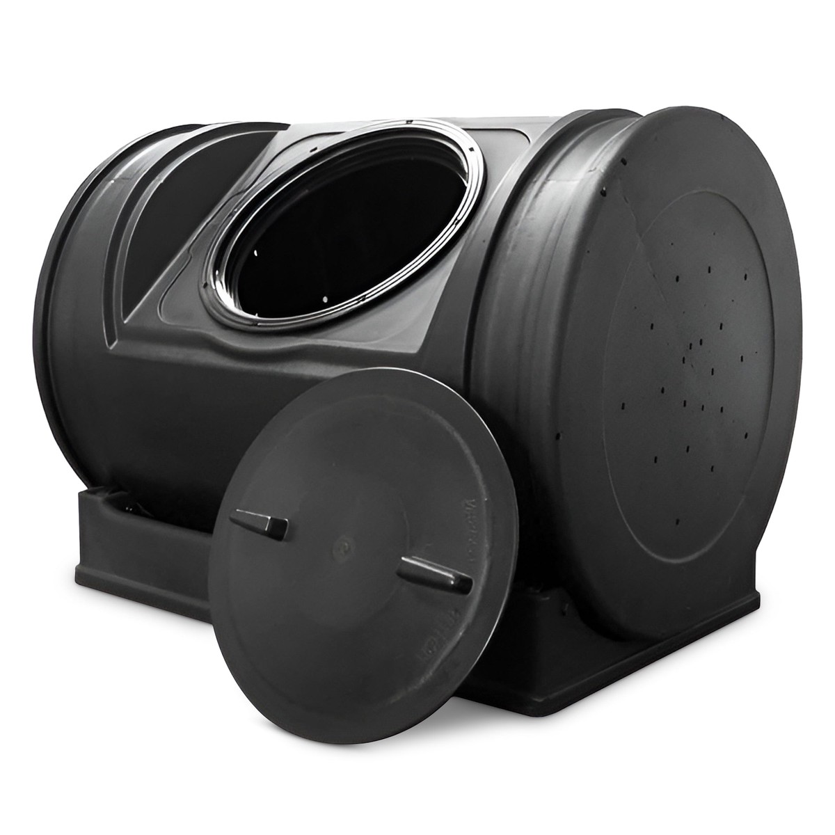 Good Ideas Compost Wizard Jr Outdoor Garden Compost Bin Container, Black