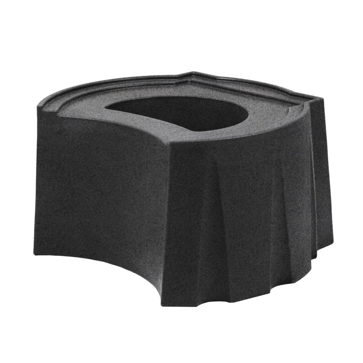 Good Ideas Rain Wizard Rain Barrel Stand, Adds Room for Buckets, Dark Granite