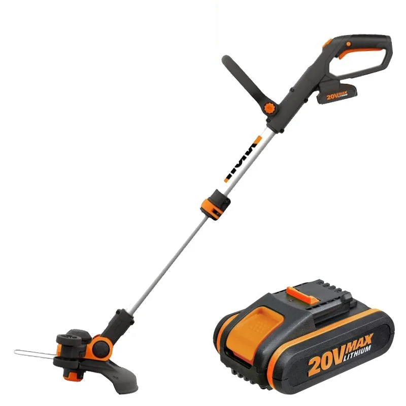 GRASS TRIMMER 30CM 20V 2.0AH STD CHARG 1.65MMLINE EDGE WHEEL & GUARD