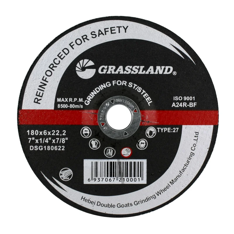 Grinding Disc, Aluminum Grinding wheel – 7″ x 1/4″ x7/8″ – T27