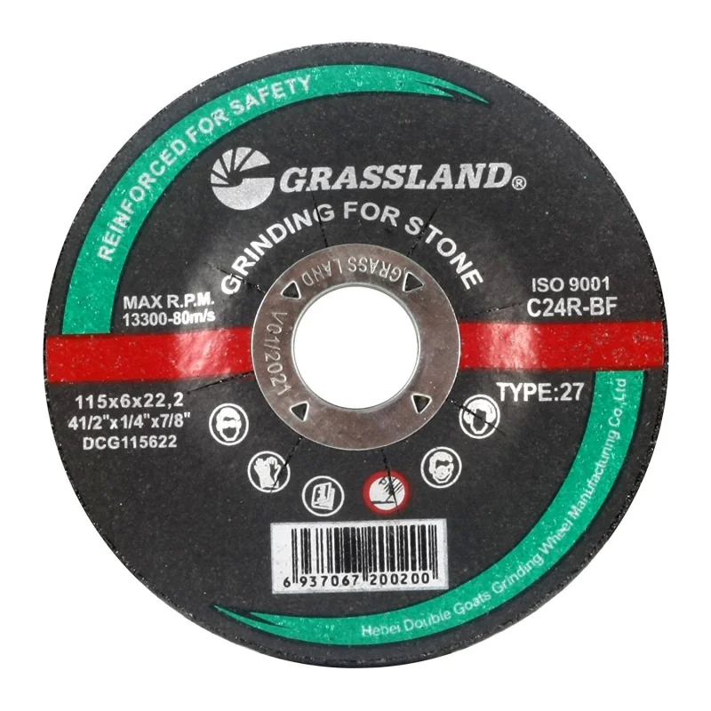 Grinding Disc, Concrete/Masonry/Stone Grinding wheel – 4-1/2″ x 1/4″ x 7/8″ – T27