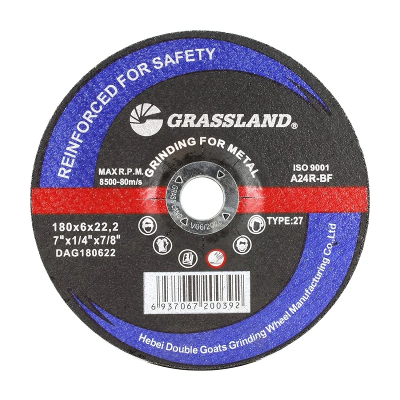 Grinding Disc, Steel Grinding wheel – 7″ x 1/4″ x 7/8″ – T27