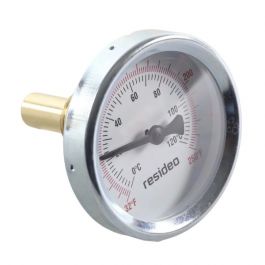 Resideo GT162 2.5" Dial Thermometer W/0.5" Well 32/250°F