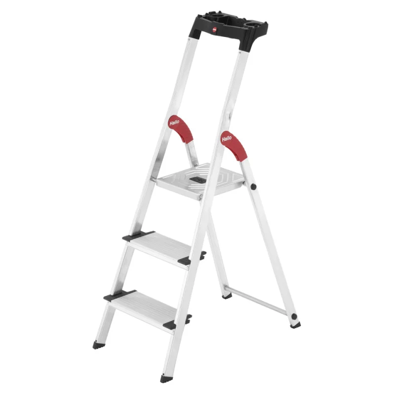 Hailo XXL Aluminium Platform Stepladder – 5 Tread