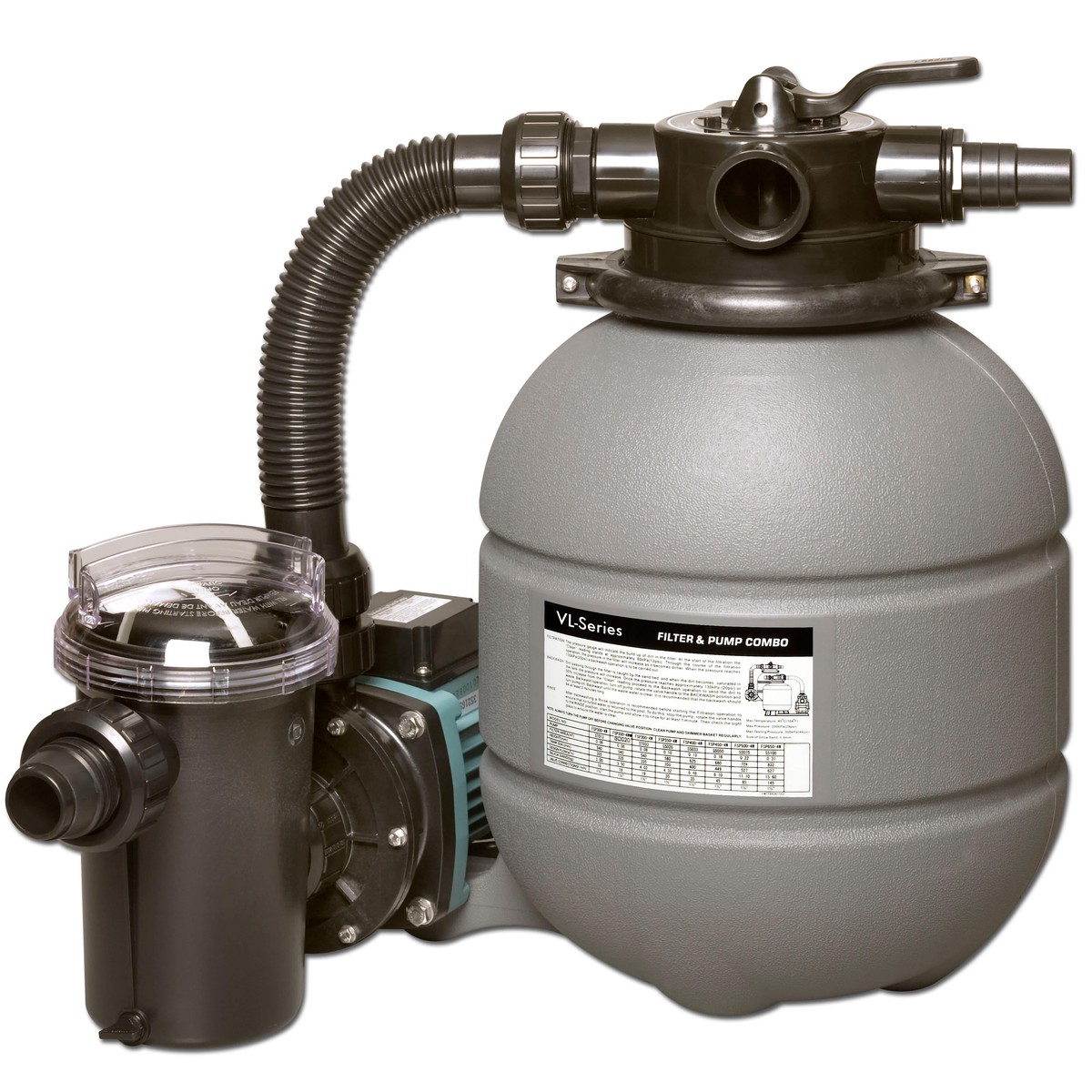 Hayward VL Series Sand Filter System, 13", Top Mount, with 30 GPM Pump | VL40T32
