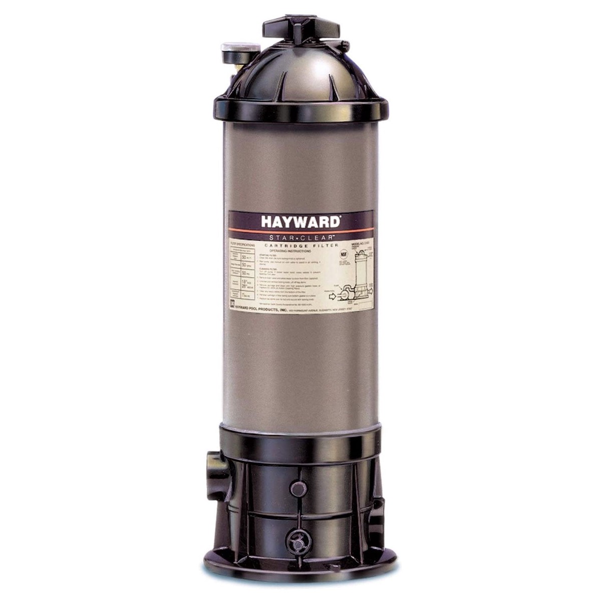 Hayward W3C500 Star Clear 50 Sq Ft Cartridge Filter for Swimming Pool and Spa