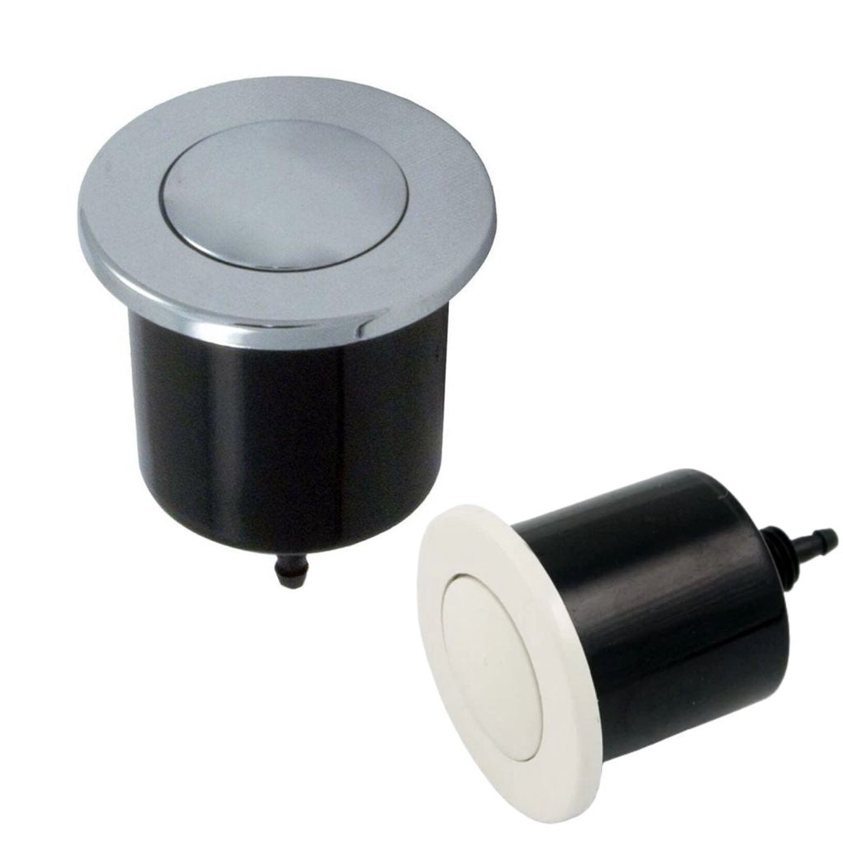 Herga Microbore Air Button, Chrome | 6434-CCAO