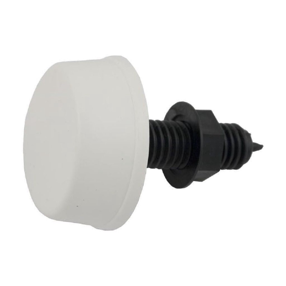 Herga Mushroom Air Button, White | 6433-CZZZ