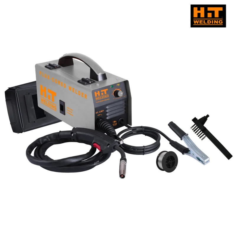 HIT 80 Amp Flux-Cored 120V MIG Welder Kit