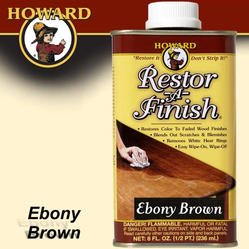 HOWARD RESTOR-A-FINISH EBONY BROWN 8.00 FL.OZ