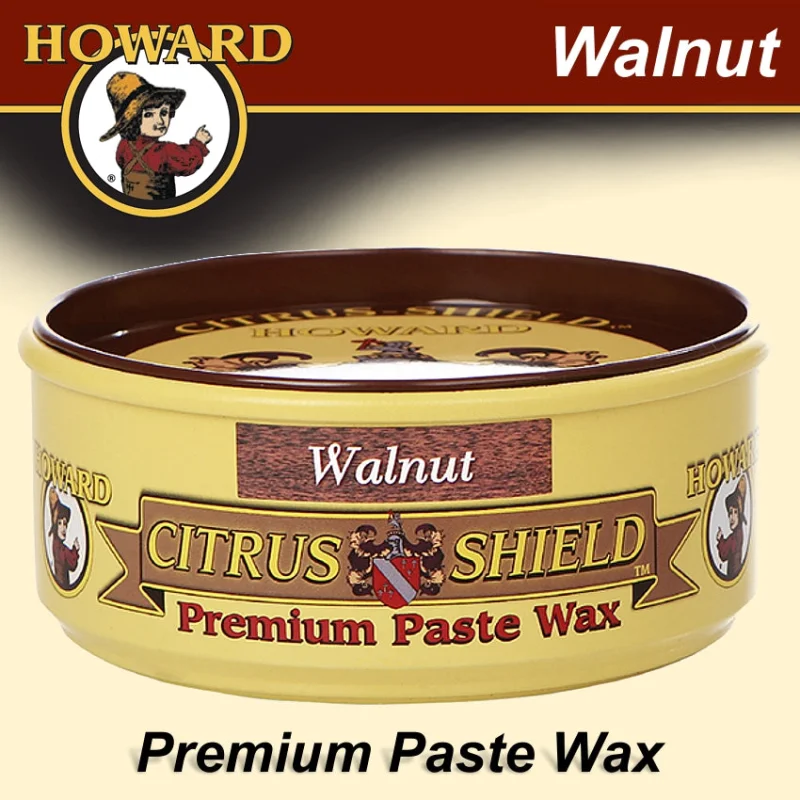 HOWARD WALNUT CITRUS-SHIELD PASTE WAX 11 OZ.