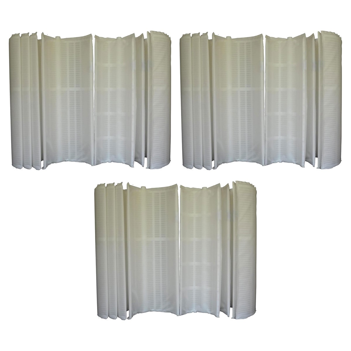 Hurricane 3 Pack HF-DE60-SET 60 Square Feet DE Grid Pool Filter Replacement