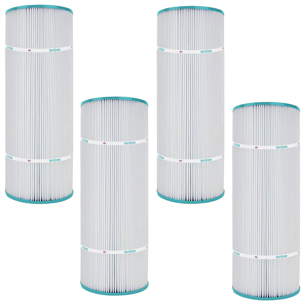 Hurricane 4 Pack HF7470-04 Advanced Pool and Spa Filter Cartridge Replacement