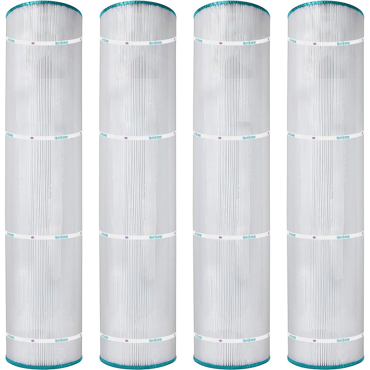 Hurricane 4 Pack HF7495-04 Advanced Pool and Spa Filter Cartridge Replacement
