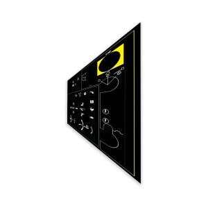 Genie Lift Part # 230986GT - DECAL,GROUND CONTROL,Z80, EA