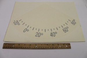 Genie Lift Part # T109289GT - DECAL,BOOM ANGLE INST 6K8K, EA